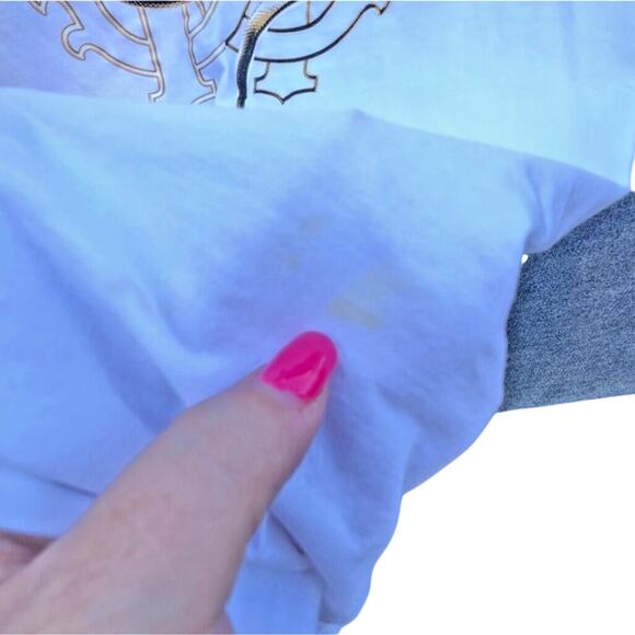 Roberto Cavalli T Shirt Mens Large White Monogram Snake Casual Comfort Retro - Picture 8 of 9